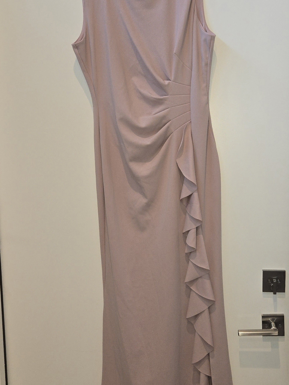 Alexa B Nites Rose Blossom Sleeveless Bridesmaid Dress Size 14 Polyester Spandex
